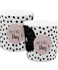 Porzellantasse Heimelig "Home Time Have a nice Day" 350ml