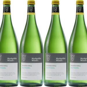 Markgräfler Winzer Ehrenstetten Oelberg Gutedel 2024 Trocken (6 x 1.0 l) - Top Sorte für Erwachsene zur Vielfalt des Ess