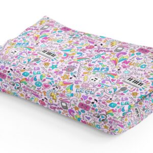 PICANOVA – Dance to the Music – Extraweiche Kinder Decke, 100x70cm – Absolute Premiumqualität Aus Hautfreundlichem Plüsc