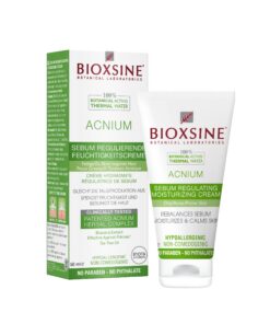 Bioxsine Acnium Seumgeregelende Feuchtigkeitscreme für fettige und zu Akne neigende Haut mit aktivem Akne-Bestimmung |