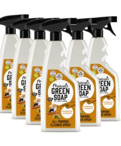 Marcel's Green Soap - Reinigungsspray Sandelholz & Kardamom - Umweltfreundlich für Alle - 6er-Pack 500 ml - A.I.S.E. Cha