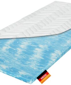 Meos® Gel-Schaum Topper 140x200cm - Hohes RG 50 - Made in Germany OEKO-TEX®