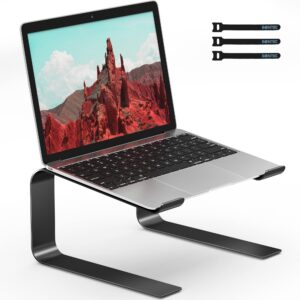 BONTEC Ergonomischer Laptop Ständer für Schreibtisch - Kompatibel mit den meisten 10-17,3-Zoll-Laptops - Hochwertiger No