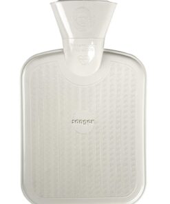 FSC Wärmflasche 100% Gummi Weiß für Singervorteile 0,8 Liter