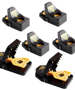 Profimausefalle 6 Stück Zwei große & Vier kleine Wiederverwertbar für Haus & Küche