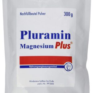 Pharma-Peter PLURAMIN Magnesium Plus Pulver Beutel für Erwachsene im Hausgebraud als Ergänzung zur Wassersuche mit 300 g