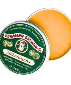 Natürliche Möbelpflege Bienenwachs Wasserdicht & abriebfest - Poliermittel für Holzmöbel 125ml – Made in Germany Farbl