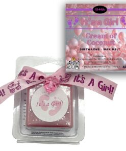 WonderWax Baby Reveal Duftwachs Wax Melts für Aromalampe, Wachs für Raumduft, ideal für Baby- und Girls-Shower|Kohlrabi-