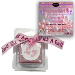 WonderWax Baby Reveal Duftwachs Wax Melts für Aromalampe, Wachs für Raumduft, ideal für Baby- und Girls-Shower|Kohlrabi-