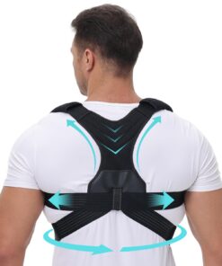 **Govo Yuge Rücken Geradehalter Haltungskorrektur für Männer, Rückenschmerz Linderung, 3D-Adaptives Design, Groß und Kl
