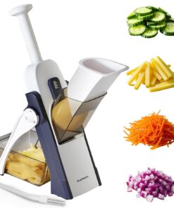 SupMakin Verstellbarer Gemüseschneider Mandoline - Once for All für Pommes & Gurken