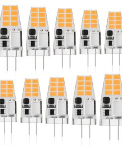 Klighten G4 LED Lampen 3W 2700K Warmweiß 350LM 12V AC/DC Nicht Dimmbar Glühbirnen 10er Pack Klighten G4 LED Lampen Erset