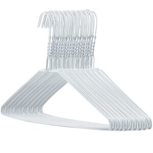 Hangerworld 50 Drahtkleiderbügel Hell Metall für Frauen Ankleidung Schrankoptimierung 41cm
