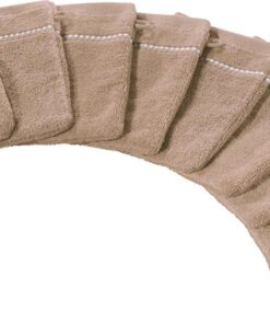 Erwin Müller Walk-Frottier Waschhandschuh 10er-Pack (16×21 cm) – 100% Baumwolle, schnell trocknend, extra saugstark & ku