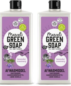 Marcel's Green Soap Spülmittel Lavendel & Rosmarin - Umweltfreundlich - Vegan - 97% Biologisch abbaubar - 500 ml Packung