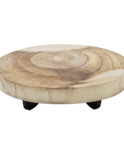 Spetebo Holz Blumentopfständer - Tischständer - Heinkeliebhaber - Haus und Garten - Pflanzenhocker 23x18 cm - Blume gege
