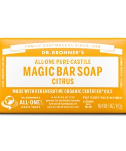 Dr. Bronner's Citrus Bar Seife bio 140g USDA Organic Fair for Life