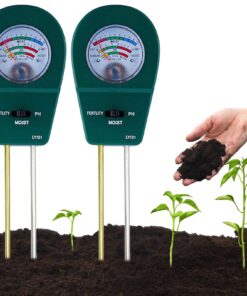Stück Boden-PH-Messgerät 3-in-1, Bodenfeuchtigkeitsmesser für Garten, geeignet für Pflanzen und Gartenarbeit