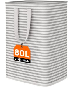 Lifewit 80L Wäschekorb, großes Sortierungs كانوا, Wasserdicht, für Familie und Schlafzimmer, 40 x 30 x 67 cm, 100% Recyc