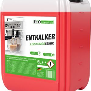 Entkalker Universalentkalker 5 Liter für Kaffeemaschinen und Vollautomaten | Kraftvolle Reinigung | Für 40 Anwendungen (