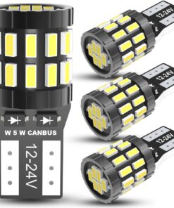 OUSHI 12V 24V Xenon Weiß für Autofahrer bei Nachtsterne-Ausweisung: HELLSTEN Xenon-Bulenkerweiterung 4 Stück