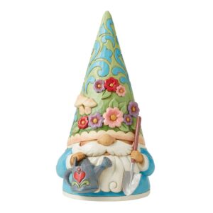 Heartwood Creek By Jim Shore Gardening Gnome Figurine für Ausflüge ins Freien mit Rede und Trugbild Funktion 10cm Hoch