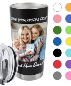 Personalisierter Thermobecher 590ml - Isolierbecher aus Edelstahl mit Deckel - Geschenk für Männer & Frauen - thermische