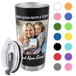 GifXify Personalisierter Thermobecher – Isolierbecher aus Edelstahl mit Deckel – Geschenk für Männer & Frauen – 590ml –