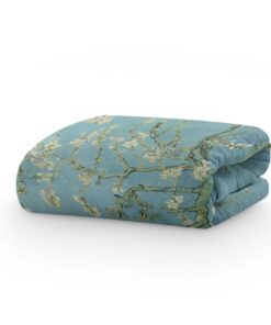 PICANOVA - Kuscheldecke 150x100cm - Vincent Van Gogh Almond Blossom - Unschlagbar weich und gemütlich - Premiumqualität