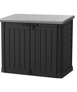 Koll Living 2x 240 Liter Mülltonnenbox - Belüftung schimmelfrei - für Schuppen