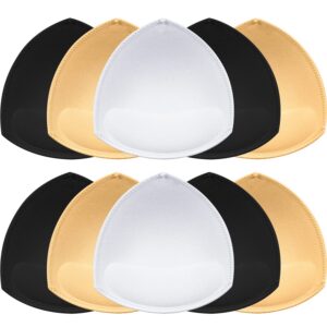 SKENGWEL Sport BH Cups Einlagen, für Sport und Bikini, Brustvergrößerung Einsätze, herausnehmbbar (2 Paar beige, 2 Paar