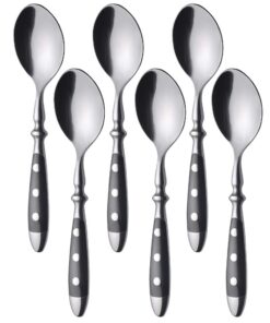 GRÄWE® 6 Stück Kaffeelöffel Serie 'Nürnberg', geschmiedet - robust, haushalts hữu ích, geschenktauglich - zum Kochen und