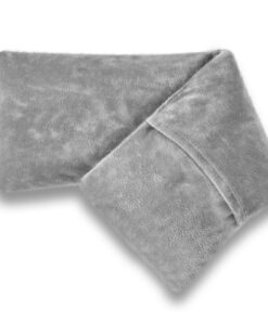 UNCN Kirschkernkissen für Mikrowelle, 43x13 cm, 780g Wärmekissen, Nacken- und Schultern Support, Grau | UNCN Kirschkern