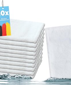 HELOME Premium Microfasermöppe | für professionelle Reinigung im Haushalt und Gewerbe | 90 Grad Winkel und Trocknerkompa