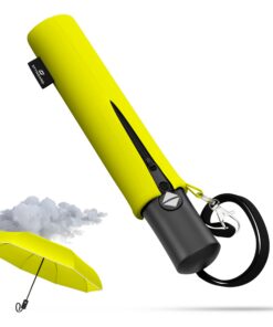 ROTTERDAM STYNGARD Kinder Regenschirm Automatik Rotierspiegel - Kinder Regenschirm Mädchen/Jungen - Schulranzen Modell