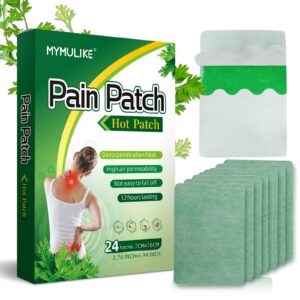 24 Stück Schmerzlinderungspflaster für Kniegelenke - langlebig & schmerzenschnell wirksam | Moxibustion Knie Aufkleber