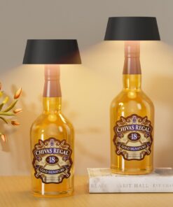 Klighten 2 Stück Led Akku Tischleuchte Schwarz für Restaurant/Bar