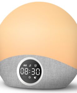 Tageslichtwecker mit Sonnenaufgang - Relaxantes Aufwachen mit 30 Sounds - Für Schlafzimmer & Büro - Sunrise Alarm Clock