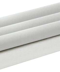 PAPSTAR 12542 Damastgeprägte Papiertücher, White (3 Rollen)