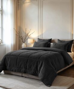 Zelesta Teddybed Bettdecke 4 Jahreszeiten - Warm und comfortatisch - Ideal für das ganze Jahr - Fluffy