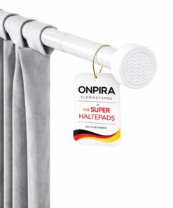 Onpira® Teleskopstange ohne Bohren – Ausziehbar 40-240 cm Edelstahl für Fenster & Vorhänge