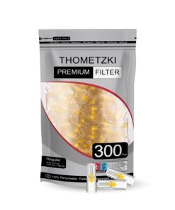 Zigarettenfilter - 300 Stück, Wiederverwendbare Aufsätze für 8mm, Transparentes Design