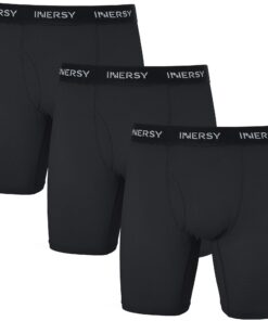 INNERSY Lang Mesh Boxershorts Herren - Weiche Retroshorts für Männer | INNERSY Boxershorts Herren Lang Mesh - 3er Pack