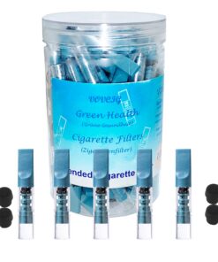 VOVCIG Zigarettenfilter - Teer- und Chemikalienentfernung,verlängert Einweg-Zigarettenfilter für normale und 5,5 mm Ziga
