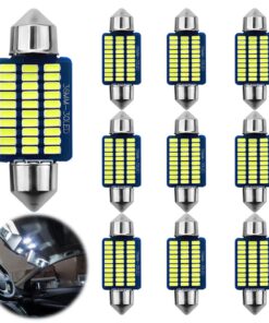 Innenaufhellung für Auto - 36MM Streifen, Plug and Play 12V, Birnenbeleuchtung | Auto Innenbeleuchtung 36MM, Plug and P