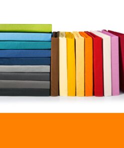 CelinaTex Jade Spannlaken für das Wellness-Bett 140x200 cm Orange | Natural Pearl CE Certifiziertes Jade Spannlaken 160
