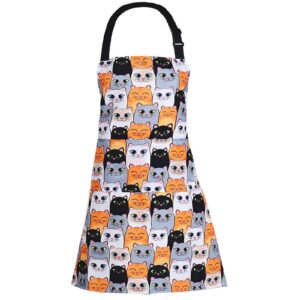 Verstellbare Schürze Lange Krawatten mit 2 Taschen für Küchenkocher und Gärtnerei | Frauen & Männer | Gartenarbeit, Male