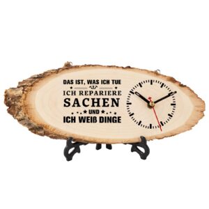 PRSTENLY Männer Geburtstagsgeschenke Holzuhren Dankeschön Freundschaft Ruhestand Vatertag Abschied Kollegen