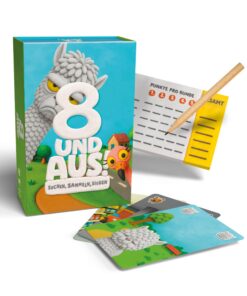 8 und aus | Lustiges Kartenspiel Für Kinder & Familien | Schnelles Gesellschaftsspiel Für 2–6 Spieler Reisespiel