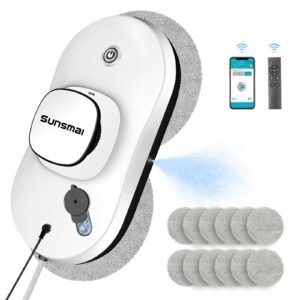 SUNSMAI Fensterputzroboter mit starkem Wasserauf🏆⚡, SUNSMAI Fensterputzroboter mit(APP intelligentem Kontroll🏆⚡, SUNSMAI